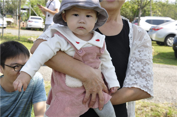 昕宝第一次参加亲子活动
